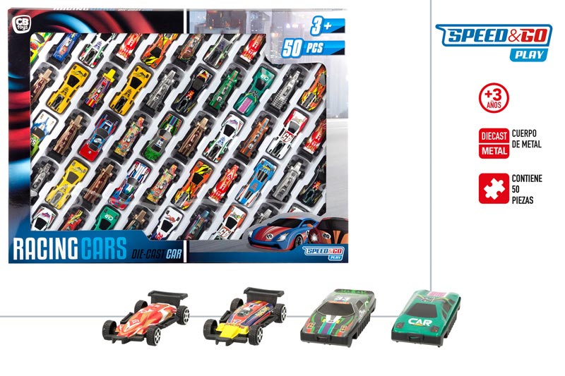 50 COCHES RACING CARS 9081500