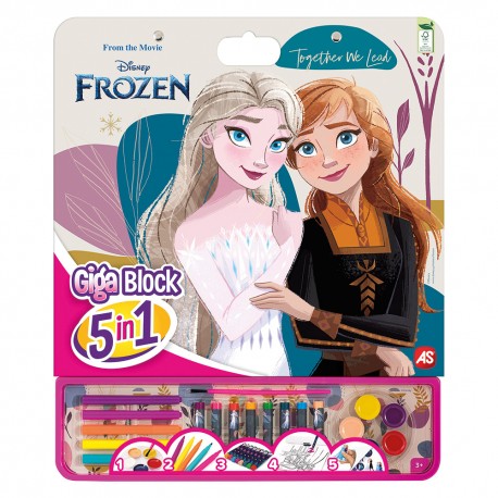 ACTIVIDADES GICA BLOCK 5EN1 FROZEN 909800R