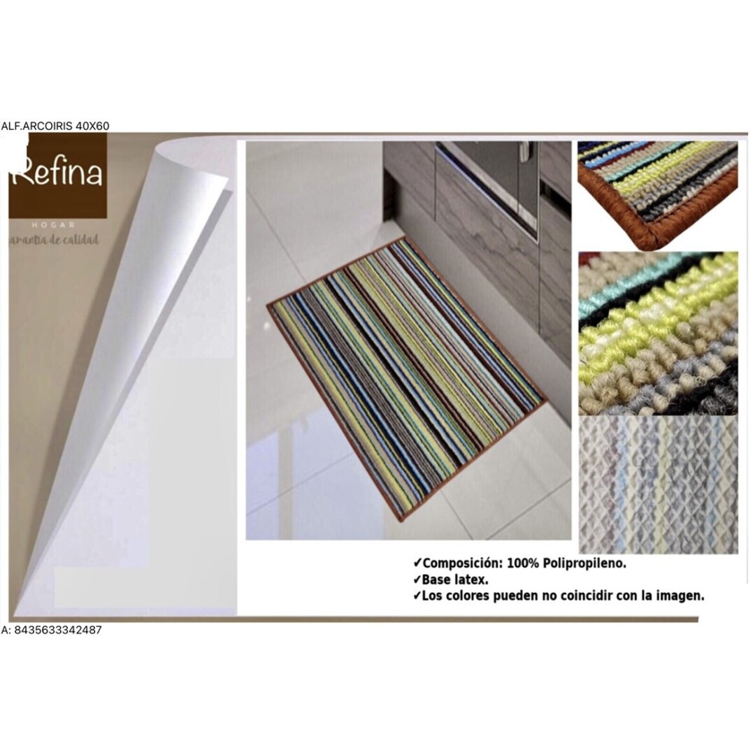 ALFOMBRA ARCOIRIS 40X60 901750