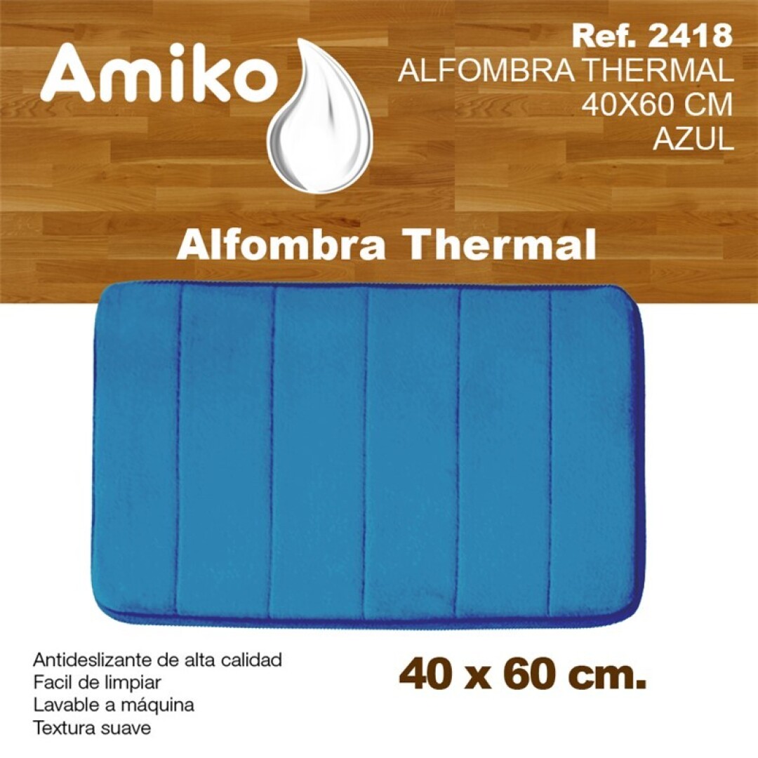 ALFOMBRA THERMAL 40X60 AZUL 903700