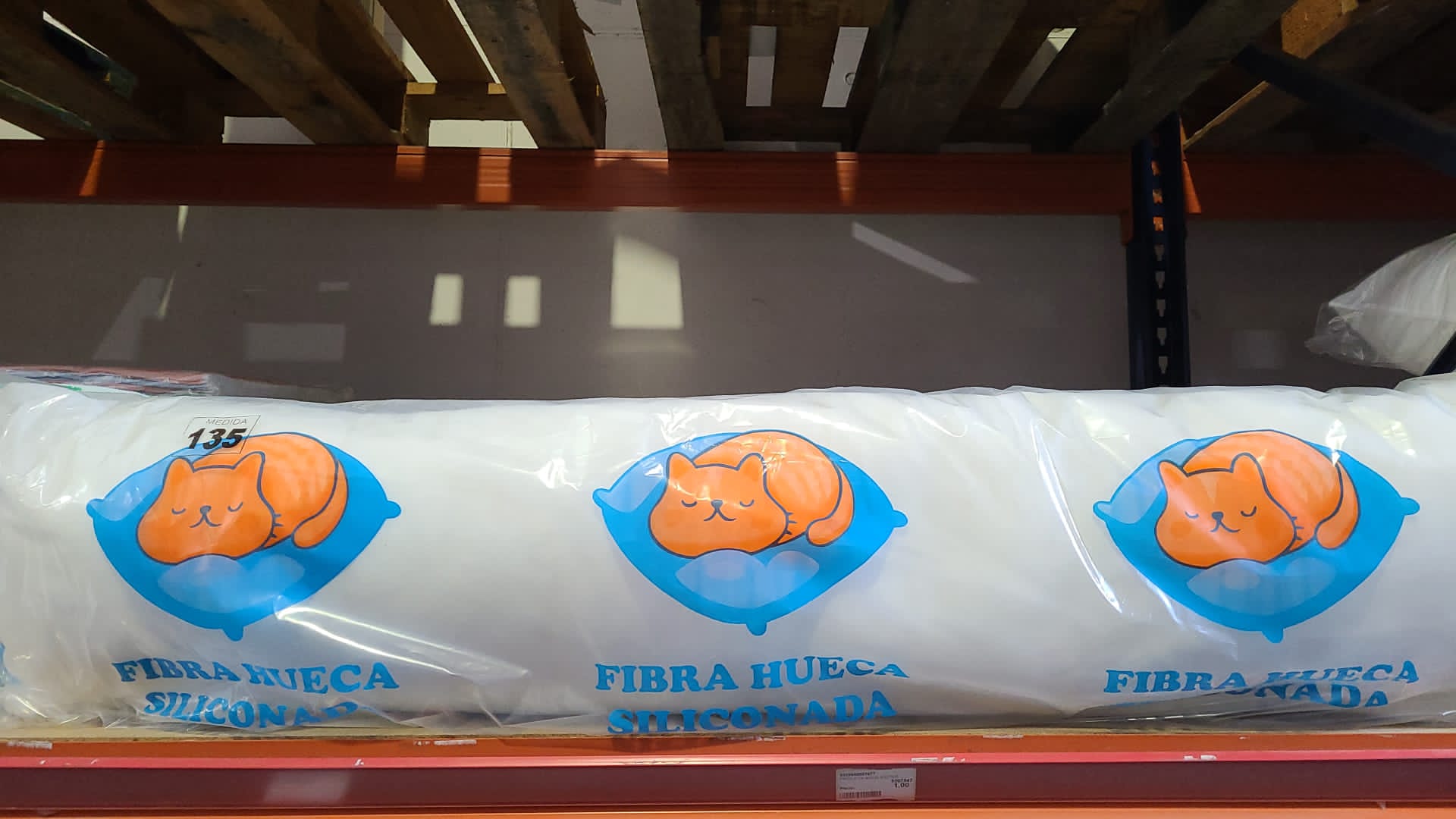 ALMOHADA FLOCA/FIBRA 135CM 9103000