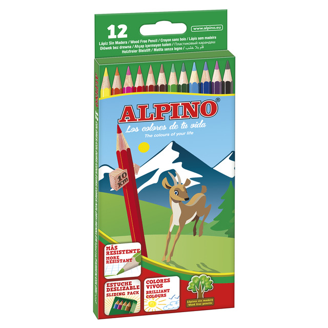 ALPINO 12LAPICES COLORES 902300