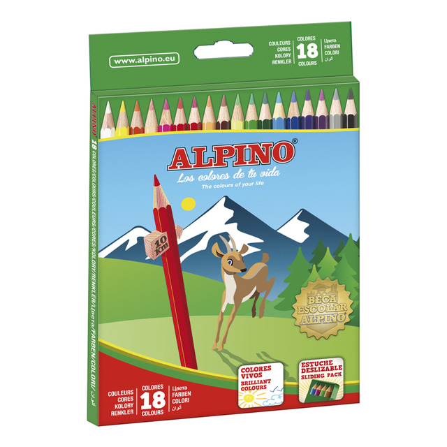 ALPINO 18LAPICES COLORES 9036000