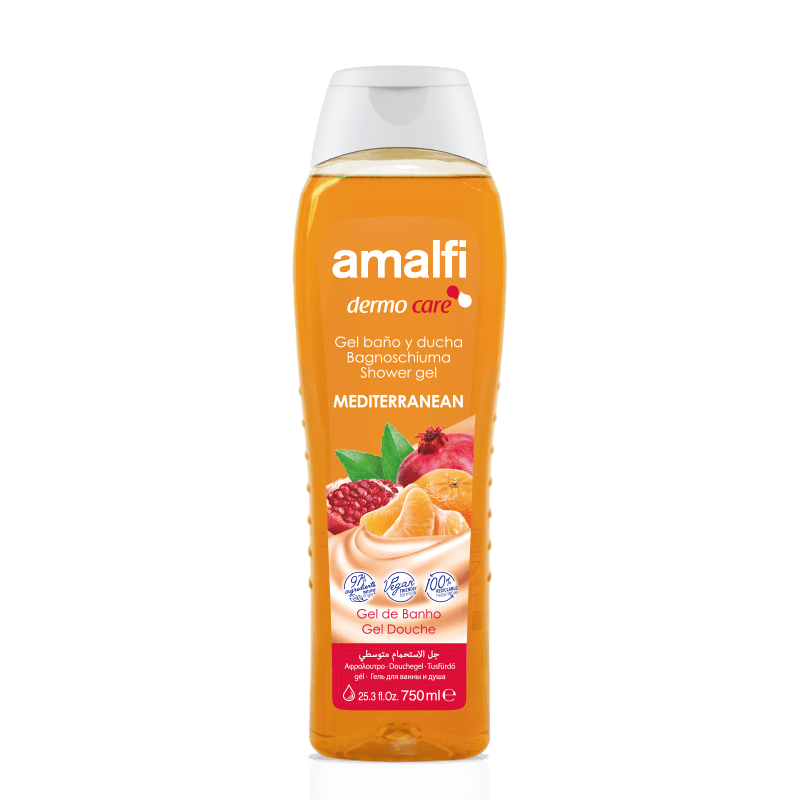 AMALFI GEL BAÑO MEDITERRANEAN 750ML  901100
