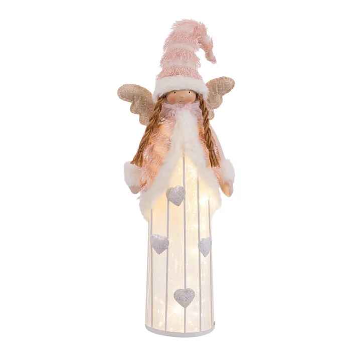 ANGEL C/LUZ ROSA 20X13X63 9212500