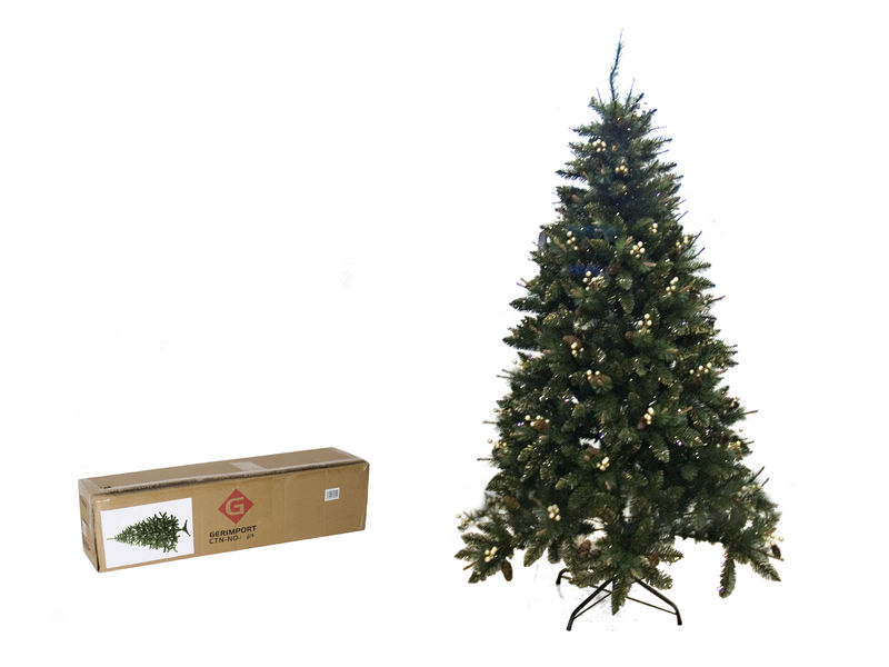 ARBOL NAV.DEC.ORO 687PUNTAS 180CM 9662500