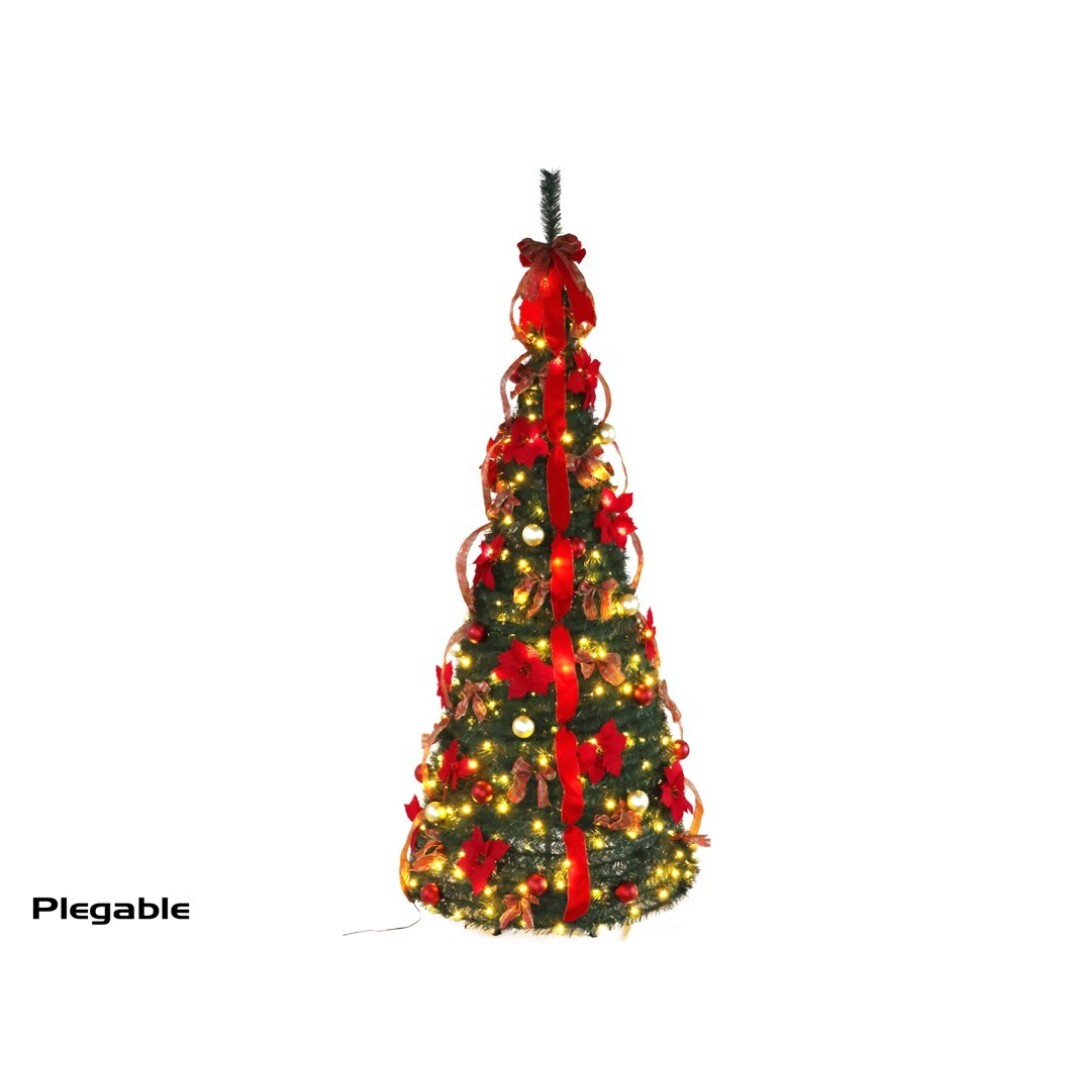 ARBOL NAVIDAD C/CINTA 100LED 60X150 945600