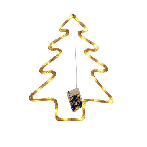 ARBOL NAVIDAD CUERDA 26LUCES 40CM  9027500