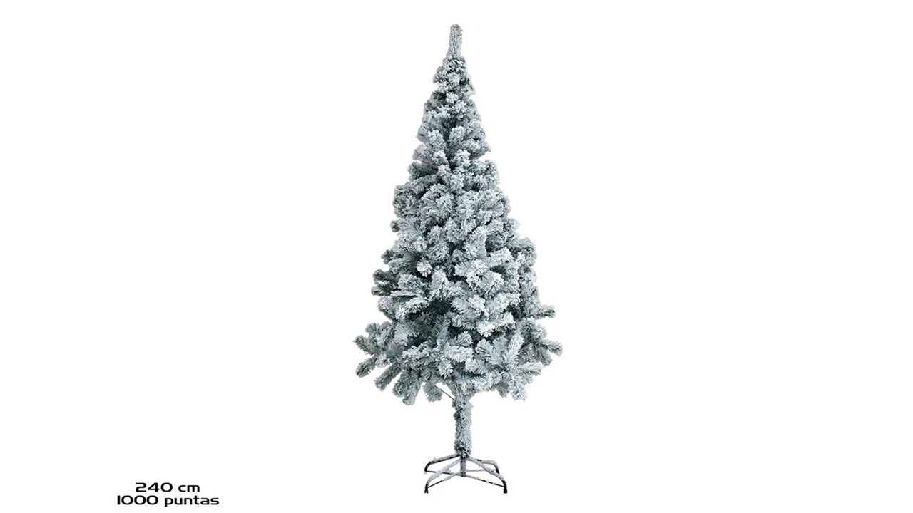 ARBOL NAVIDAD NEVADO 1000P 240CM  957900