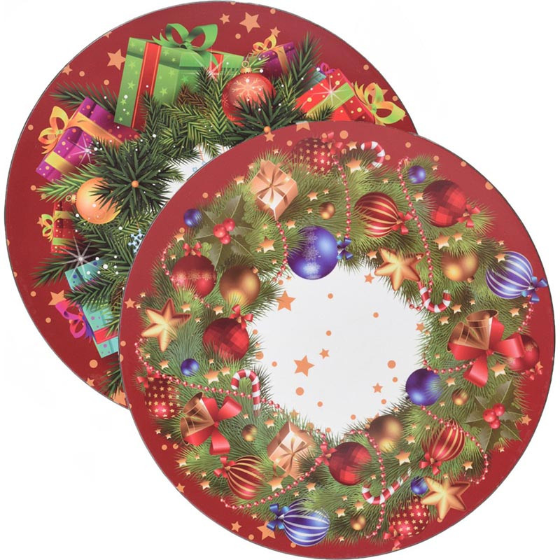 BAJOPLATO NAVIDEÑO 33CM NAVIDAD 901900