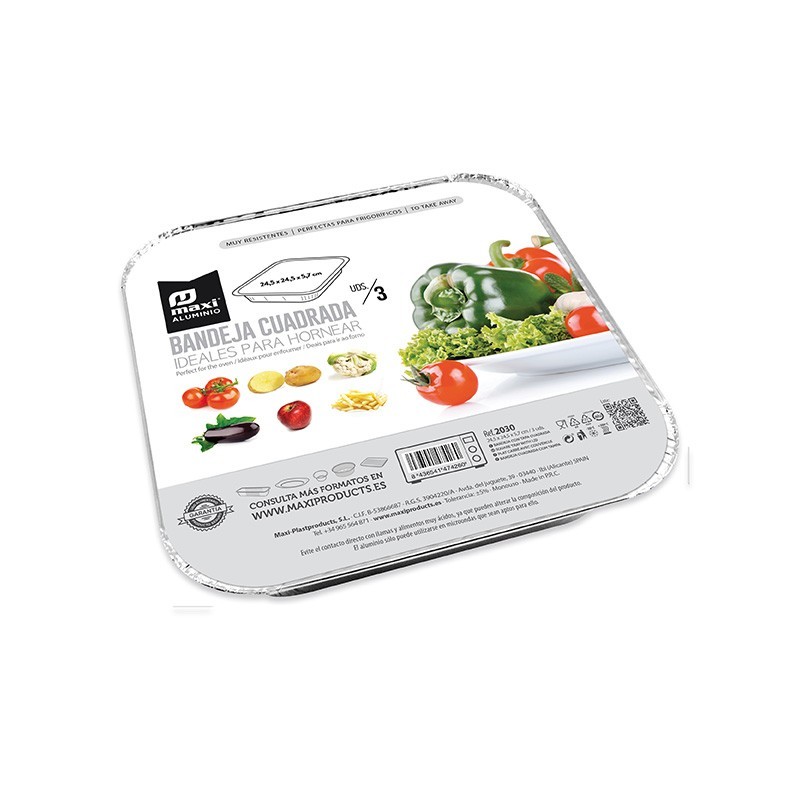 BANDEJA ALU. C/T 24X24 3U  90138000