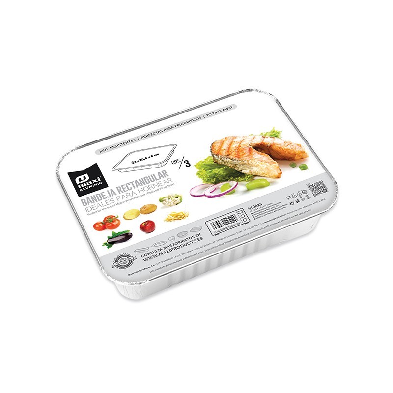 BANDEJA ALUM .C/T 32X26X6  3U 901700