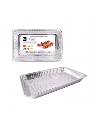 BANDEJA ALUM RECT 52X32X5CM 9013800