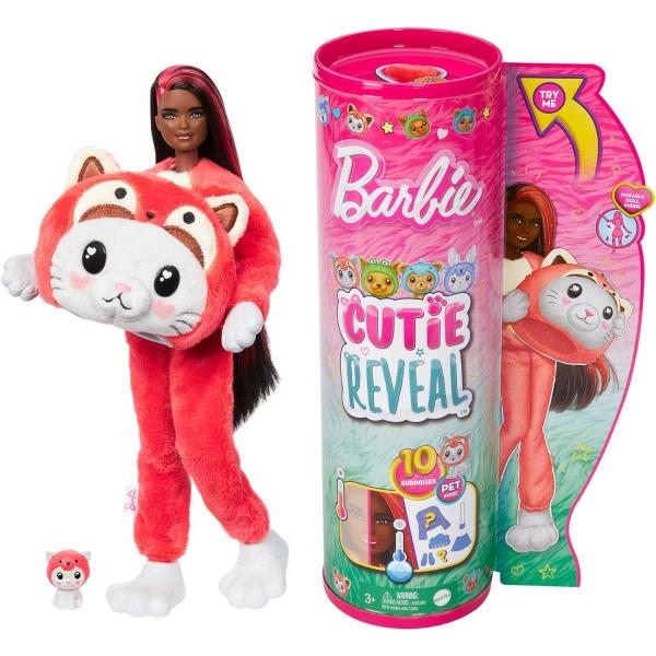 BARBIE CUTE REVEAL DISFRAZ GATITO HRK23 9219500