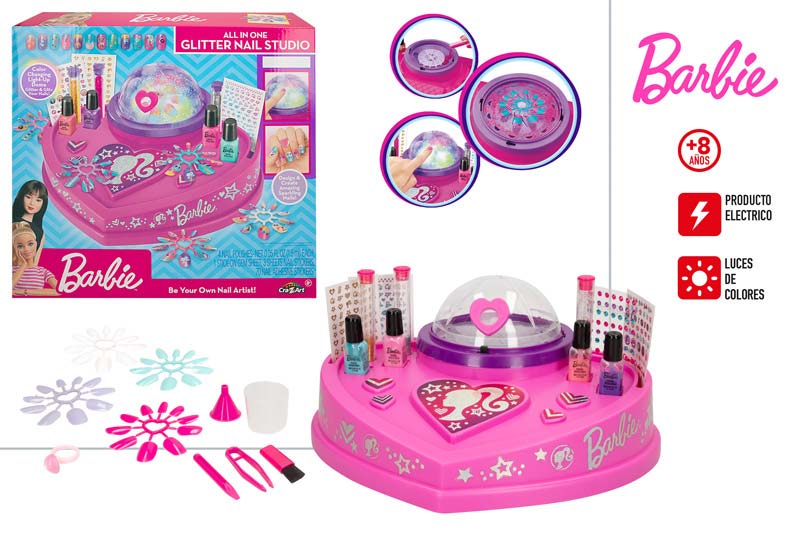 BARBIE-ESTUDIO DE UÑAS GLITTER 927500R