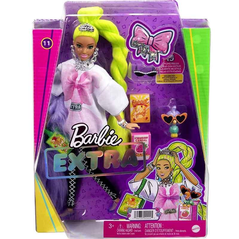 BARBIE EXTRA C/PELO VERDE HDJ44 9168500