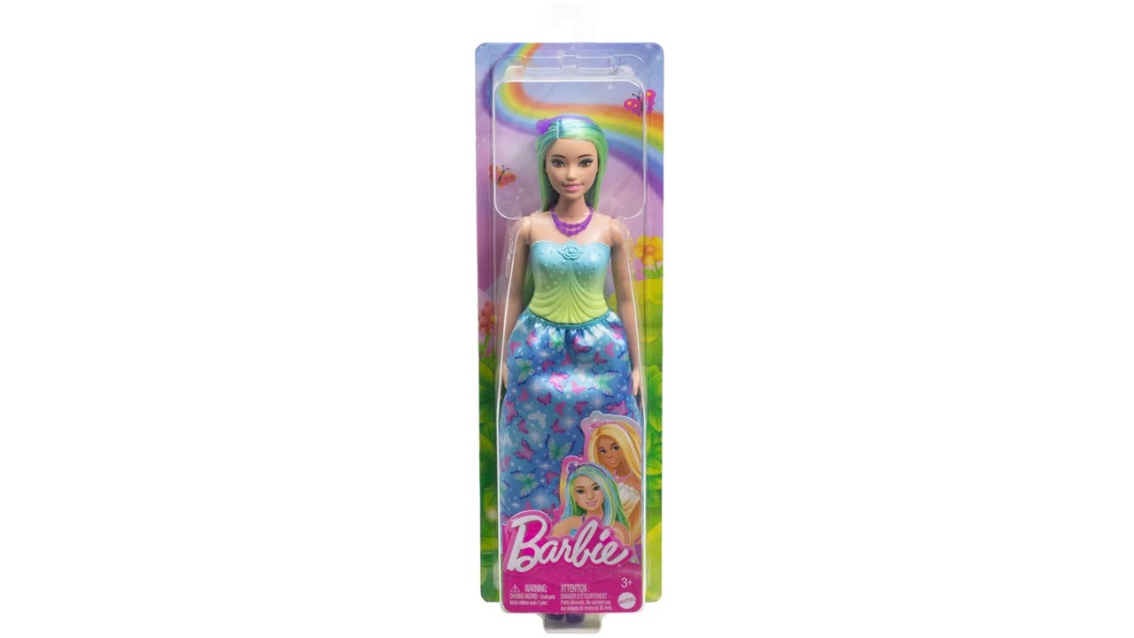 BARBIE PRINCESA C/FALDA HRRO7 AZ 9137500