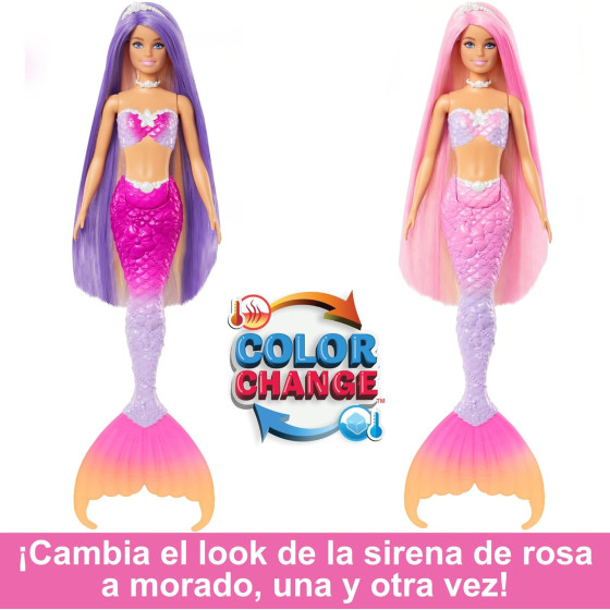 BARBIE SIRENA MALIBU CAMBIA COLOR HRP97 92230R