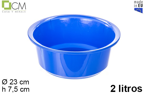 BARREÑO AZUL 2L PLASTICO 900500