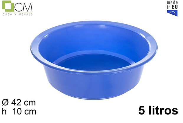 BARREÑO REDONDO AZUL 5L 901000