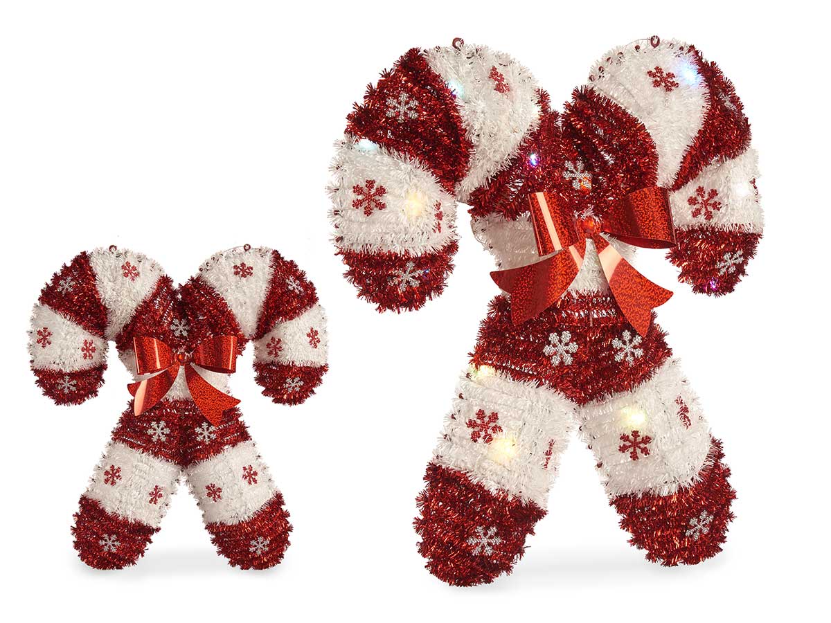 BASTON NAVIDEÑO ESPUMILLON ROJ/BCO 907100