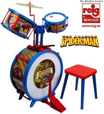BATERIA 3ELEM.C/BANQUETA SPIDERMAN 925400R