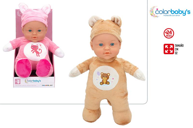BEBE 32CM DISFRAZ ANIMAL 904000