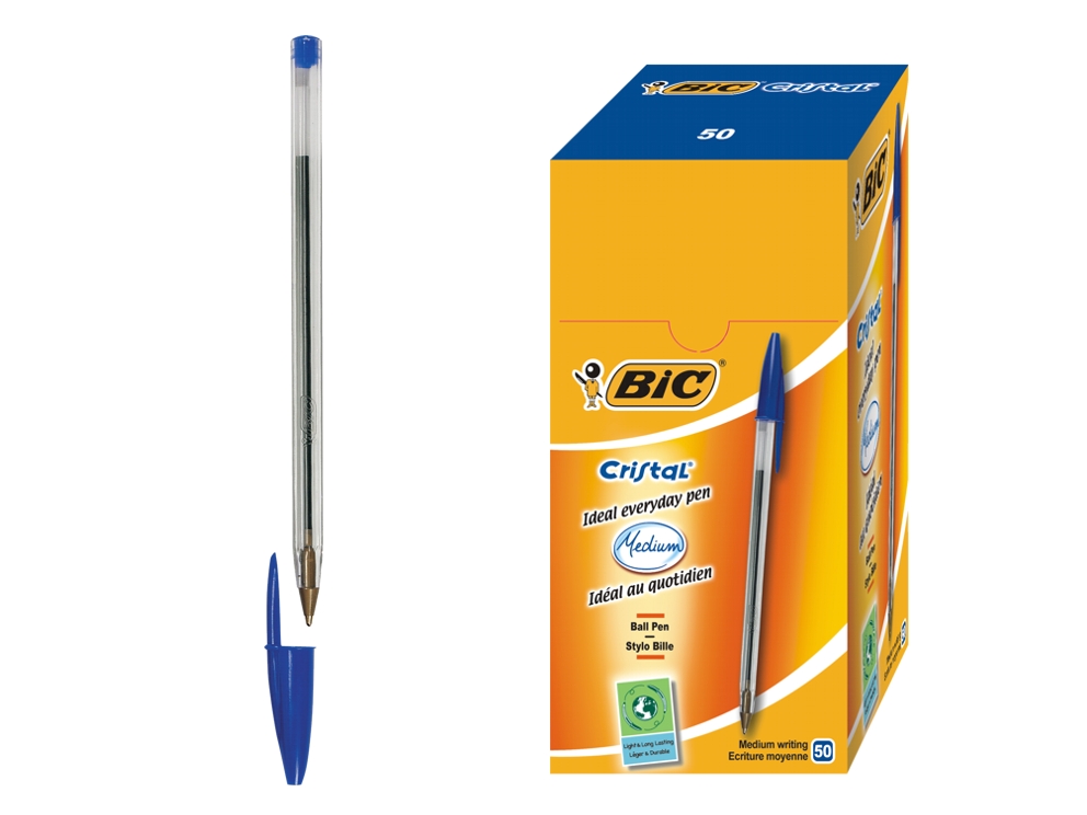 BIC CRISTAL AZUL MEDIUM  C/50 9002500