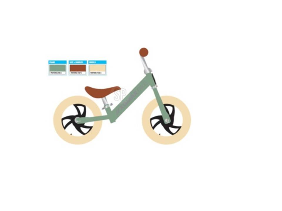 BICI SIN PEDALES VDE/BEIG 932200