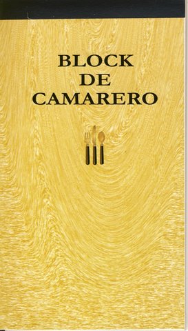 BLOC DE CAMARERO 900600
