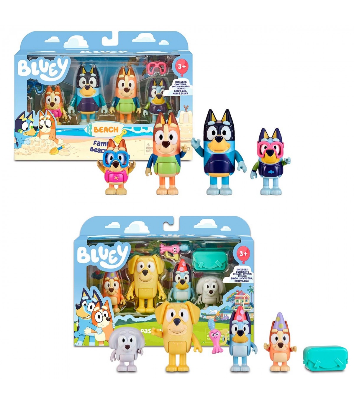 BLUEY PACK 4 FIGURAS 920700