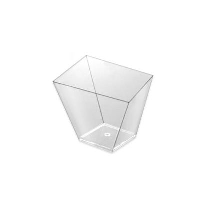 BOL CUADRADO TRANSP. 7.5X7CM 25UD 904100