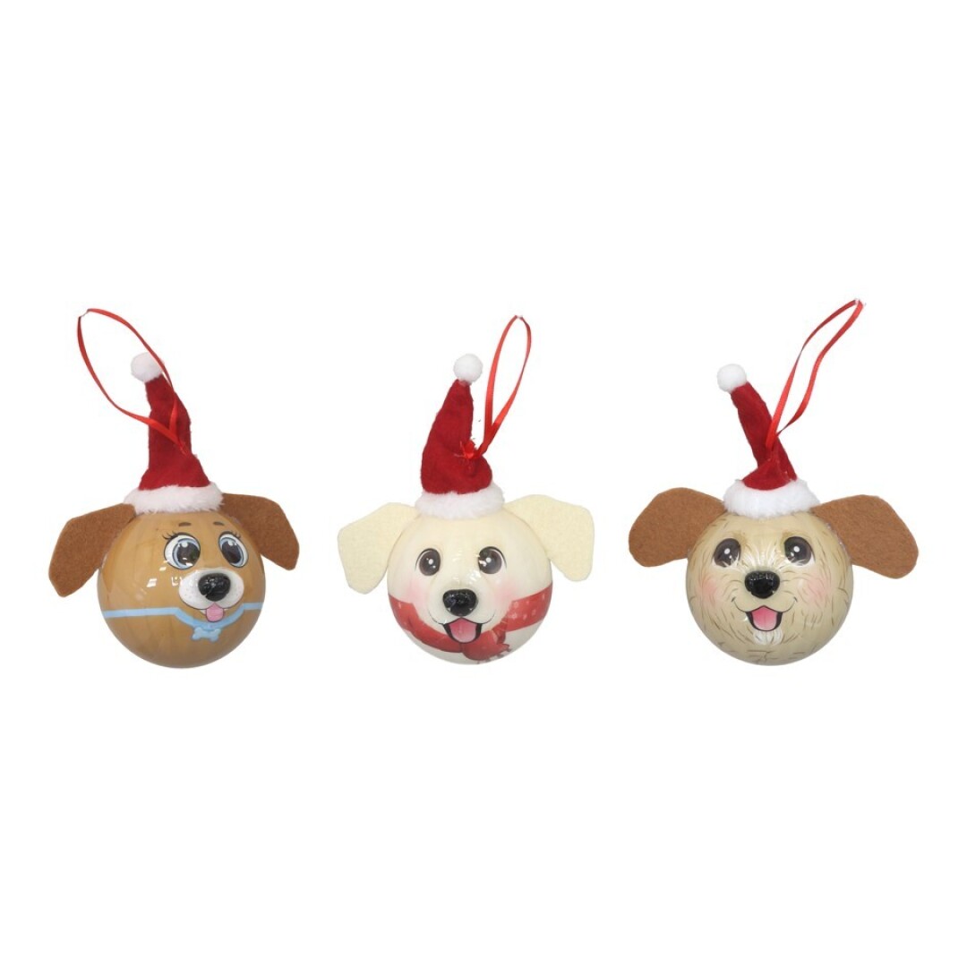 BOLA CARA PERRO C/GORRO 80MM 901900