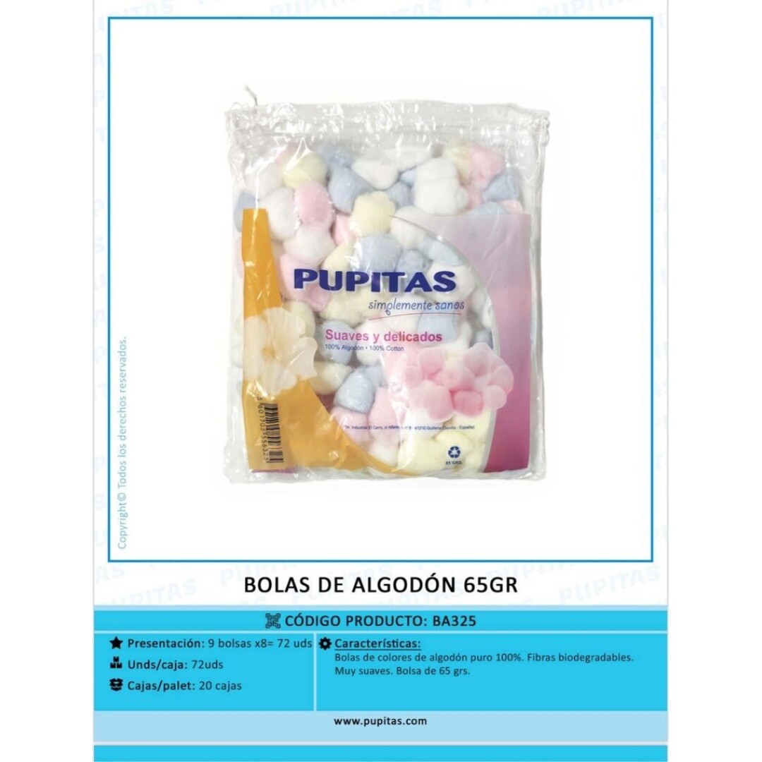 BOLAS ALGODON 65GR 900700