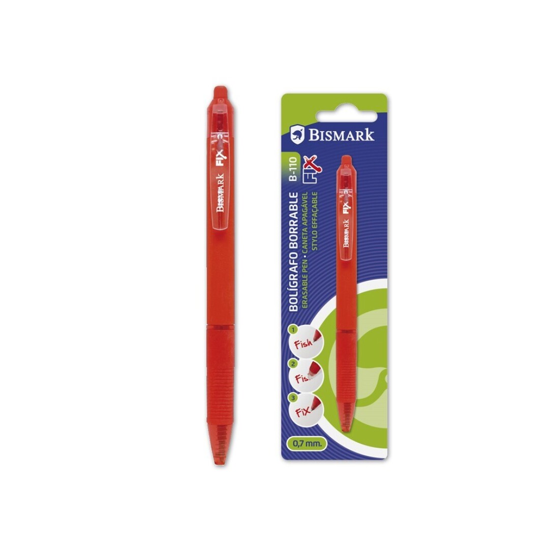 BOLIGRAFO BORRABLE C/CLIP ROJO  9009500