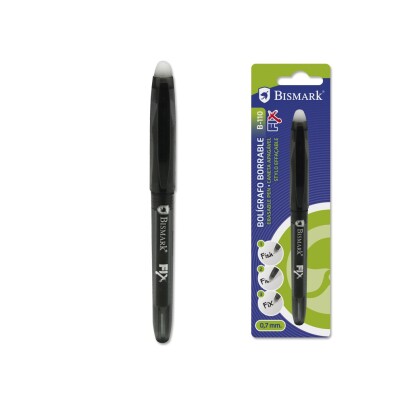 BOLIGRAFO BORRABLE NEGRO 9007500