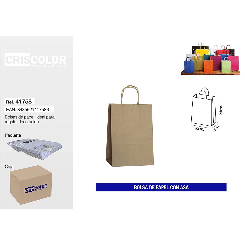BOLSA KRAFT 20+8X24 9001500