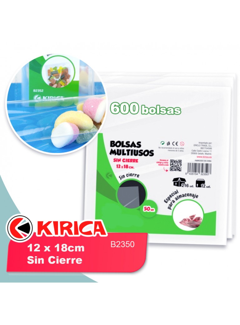 BOLSA MULTIUSOS 12X18 50UD 900900