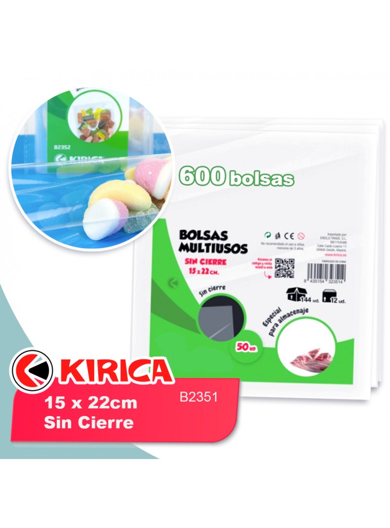 BOLSA MULTIUSOS 15X22 50UD 9012500