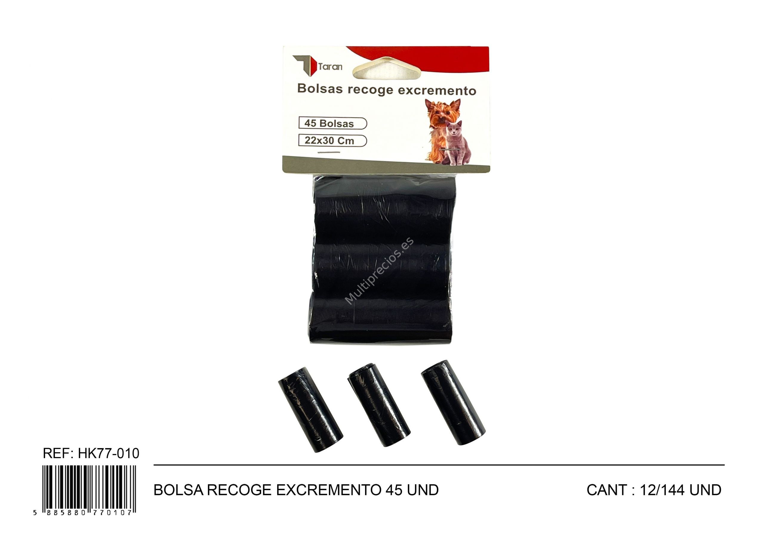 BOLSA RECOGE EXCREM 45U HK77010 900400