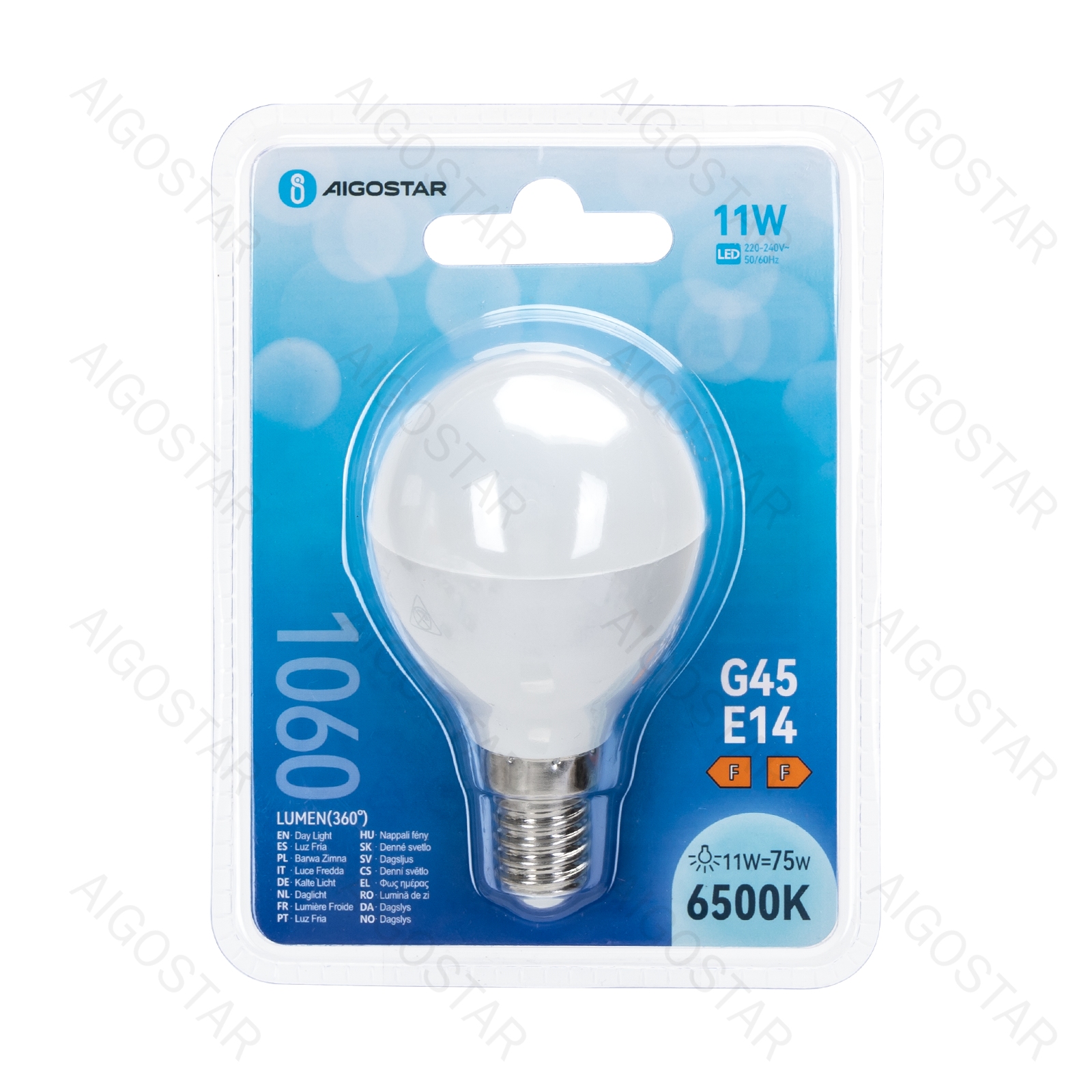 BOMBILLA LED G45 11W E14 6500K 901500