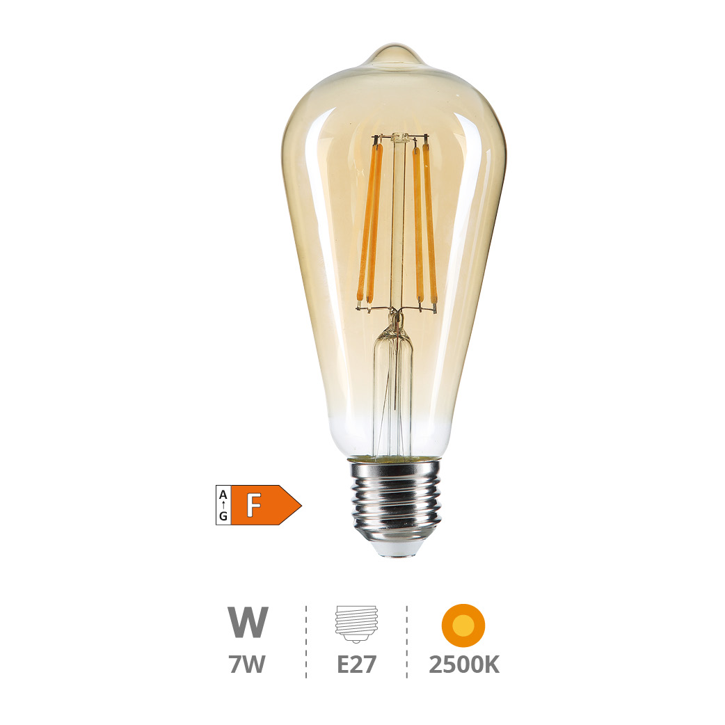 BOMBILLA LED VINTAGE 7W E27 2500K 904000