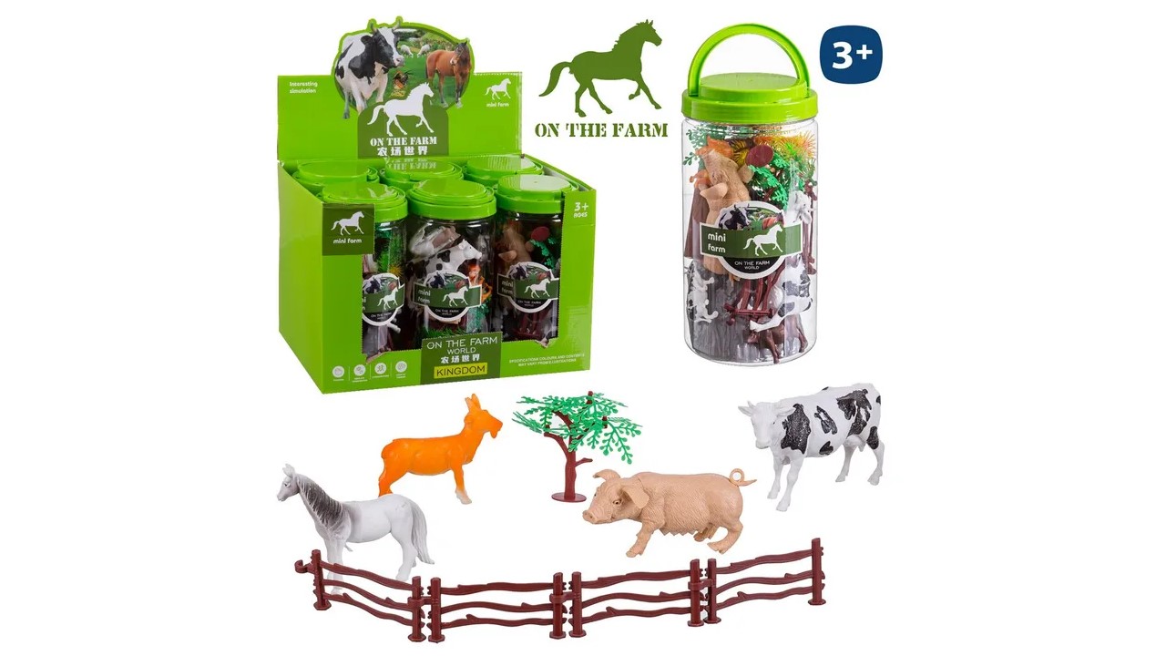 BOTE ANIMALES GRANJE 12X25CM 907100