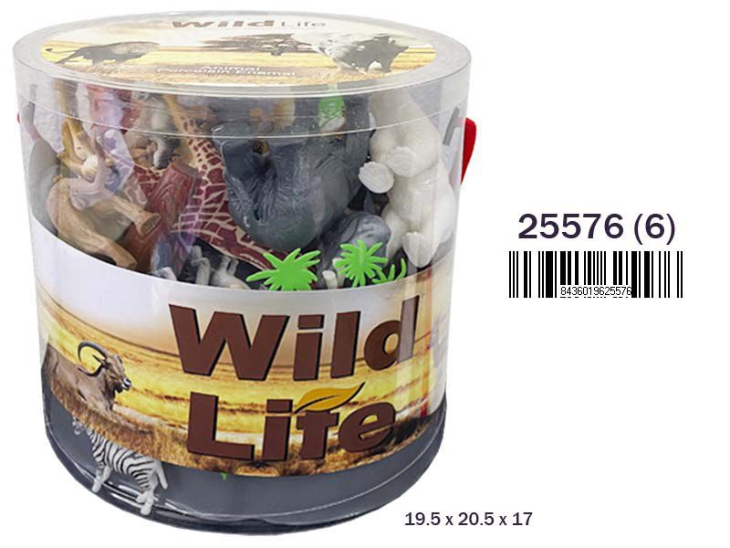 BOTE ANIMALES SALVAJES 34PC 909000