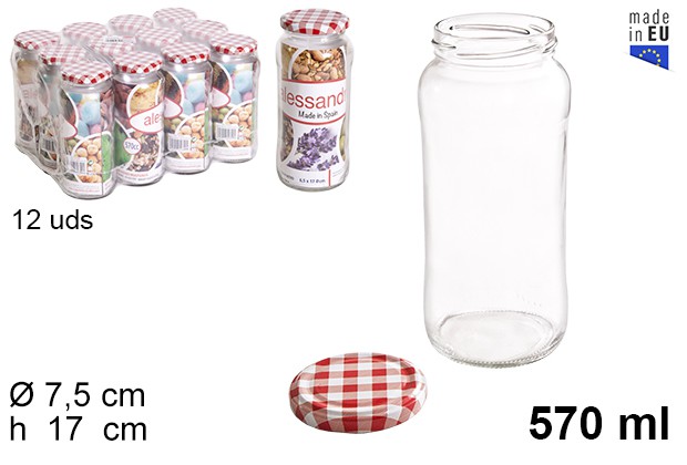 BOTE CRISTAL 570ML 9007500