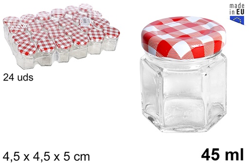 BOTE HEXAGONAL T/VICHY 45ML 9004500