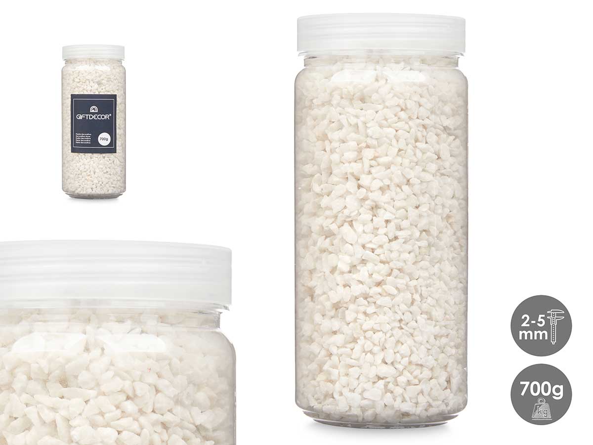 BOTE PIEDRAS 700GR BLANCO 901100