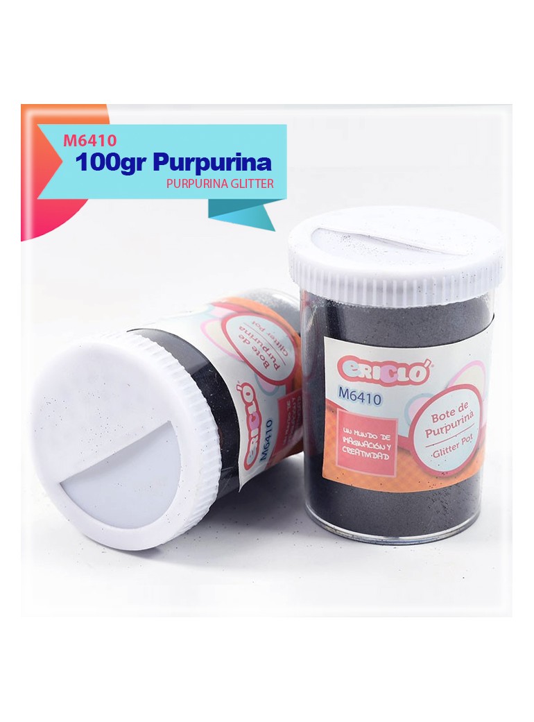 BOTE PURPURINA NEGRO 100GR 901200