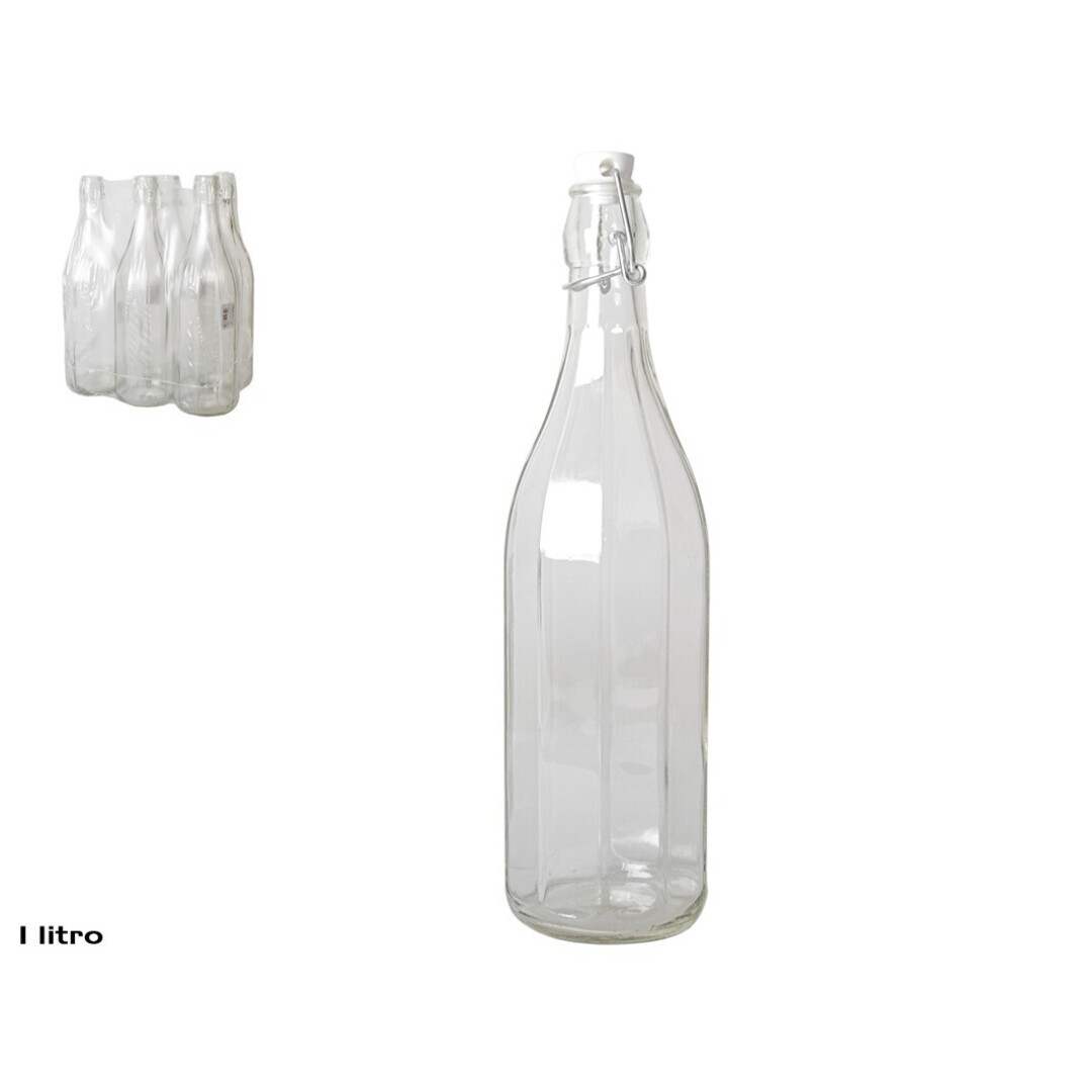 BOTELLA CRISTAL TRANSP. 1L 901900