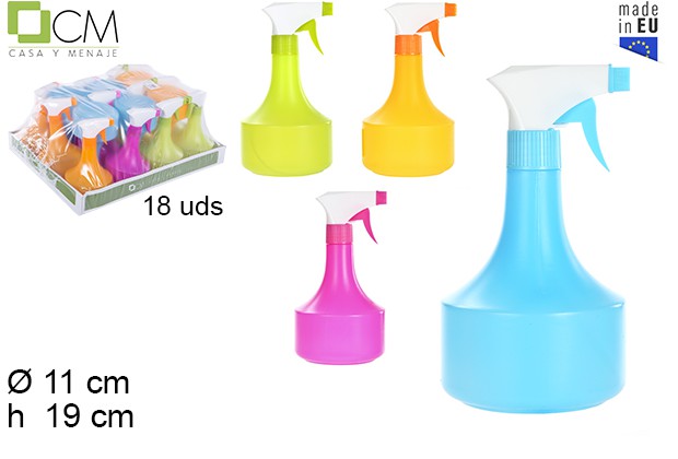 BOTELLA PULV.COLORES 500ML 901000